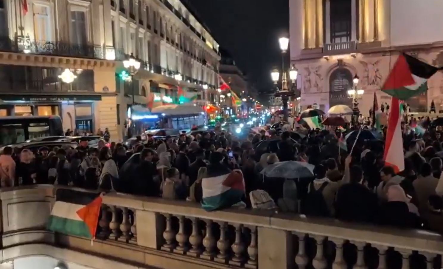 Video: Hundreds gathered in Paris, denounced ongoing Israeli aggression in Lebanon and Gaza
