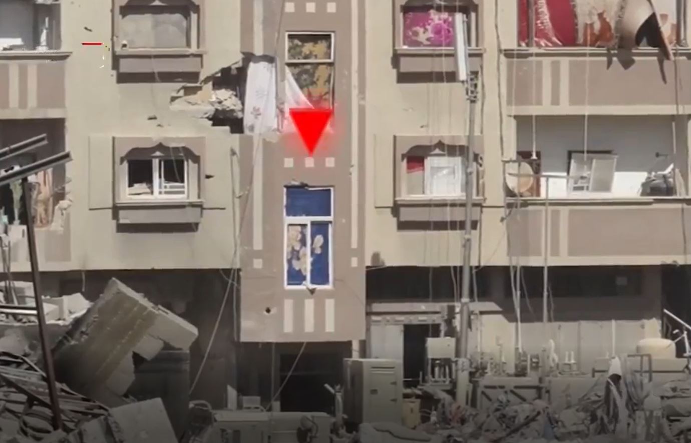 Hamas published a video wiping out invading Zionists in a house in Jabalia, north Gaza with TBG