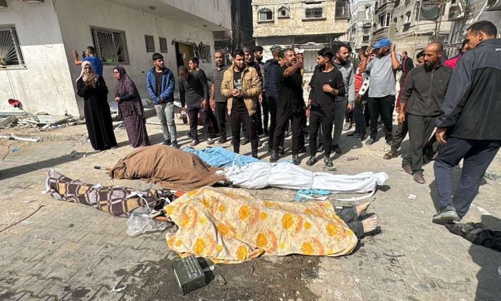 شهادت دست‌کم ۳۵ فلسطینی در حملات رژیم صهیونیستی به بیت‌لاهیا در شمال غزه 