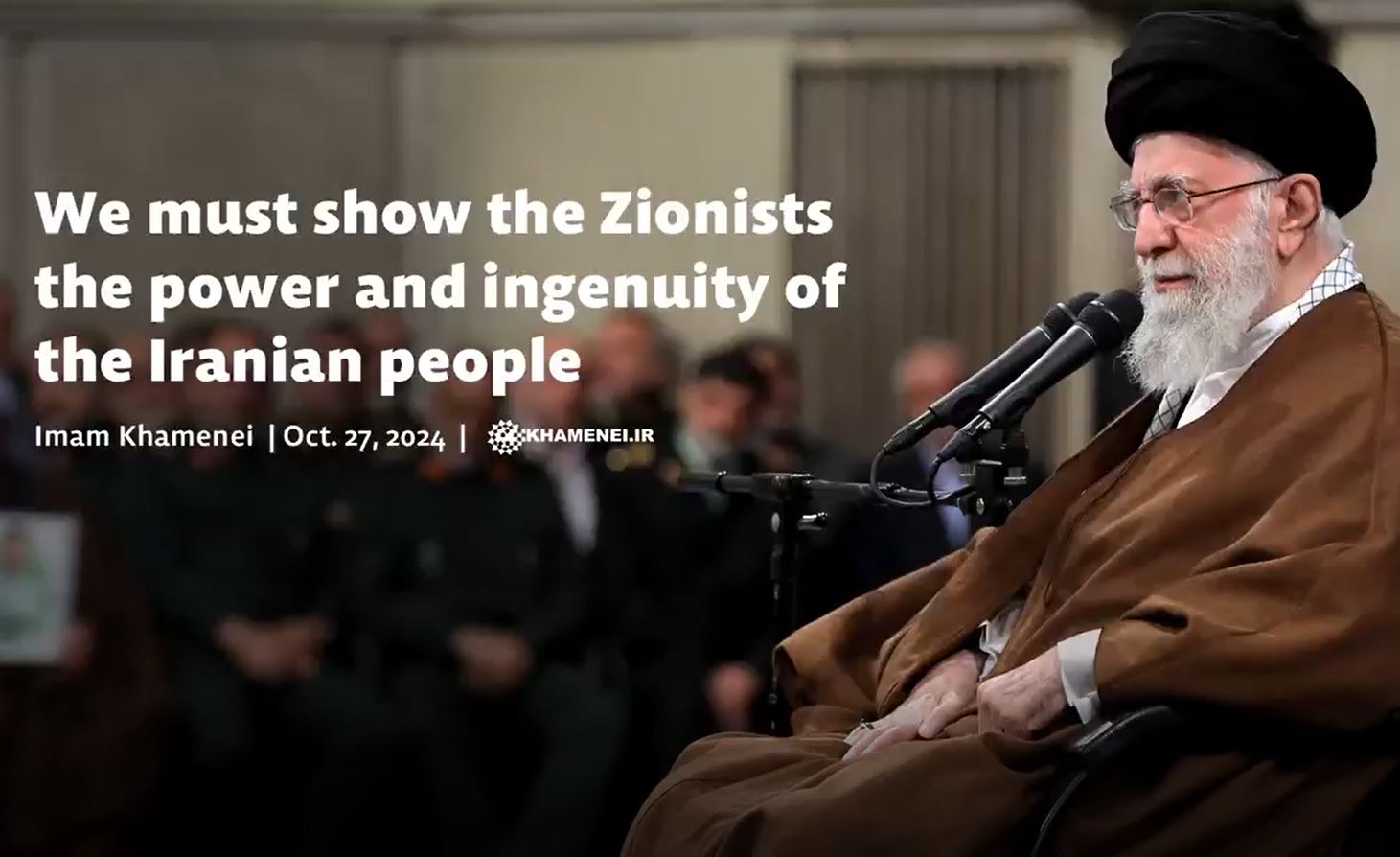 Imam Khamenei: We must show Zionists power and initiative of Iranian people (English sub)