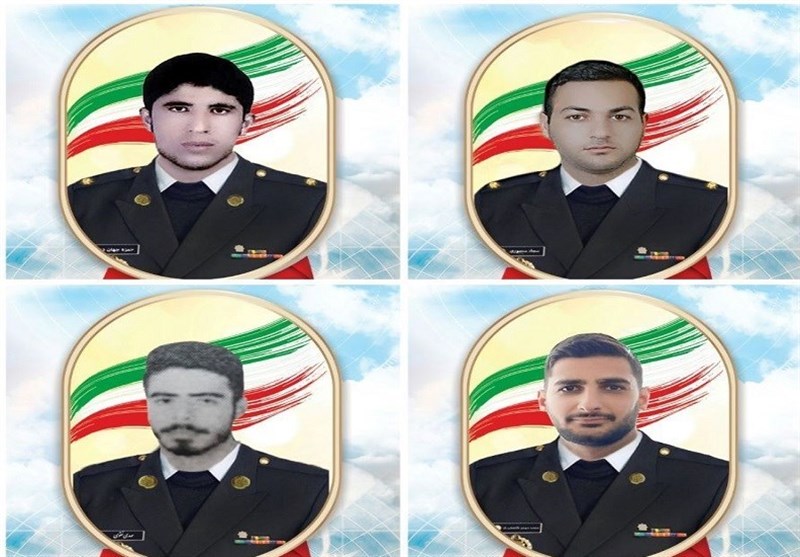 استشهاد أربعة من الجيش الوطني الإيراني في الدفاع عن البلاد أثناء العدوان الصهيوني الغاشم 