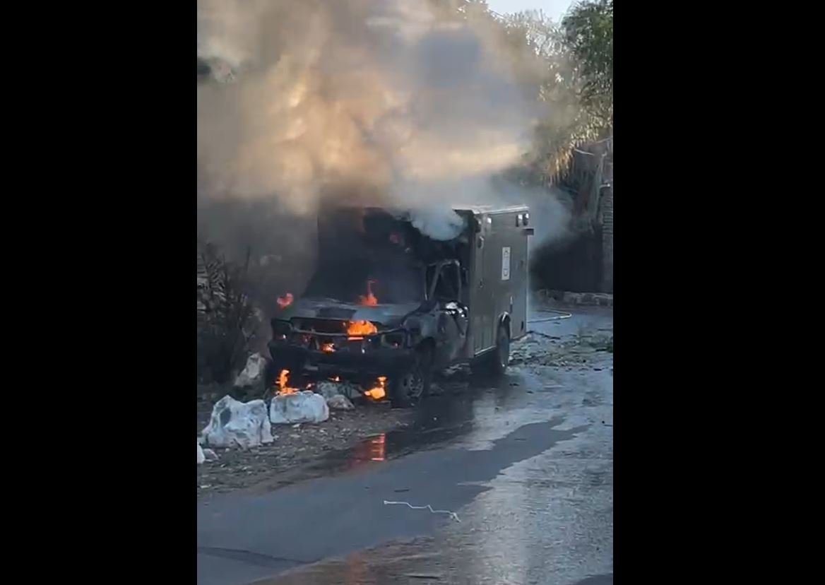 Video: Fires break out in occupied settlement of "Shomera" due to rockets from Lebanon