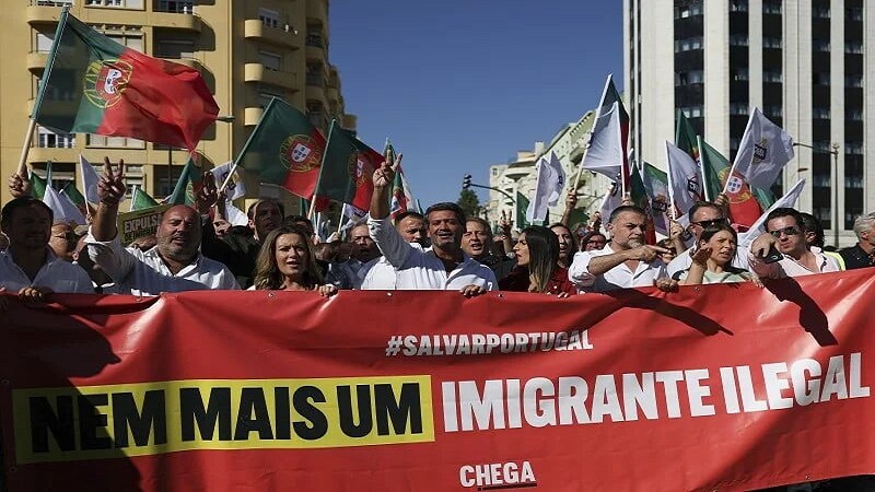 Anti-racism demonstration held in Portugal