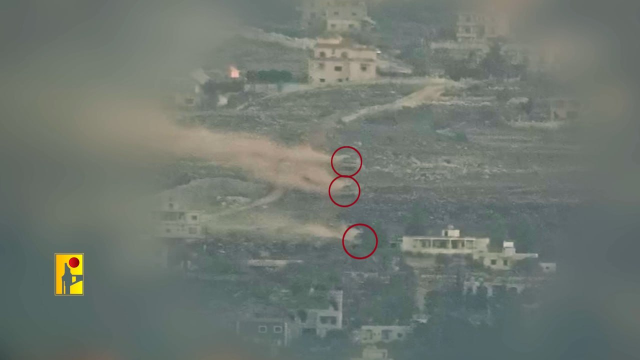 Scenes from Hezbollah response to incursion of Israeli enemy army forces in southern Lebanese border