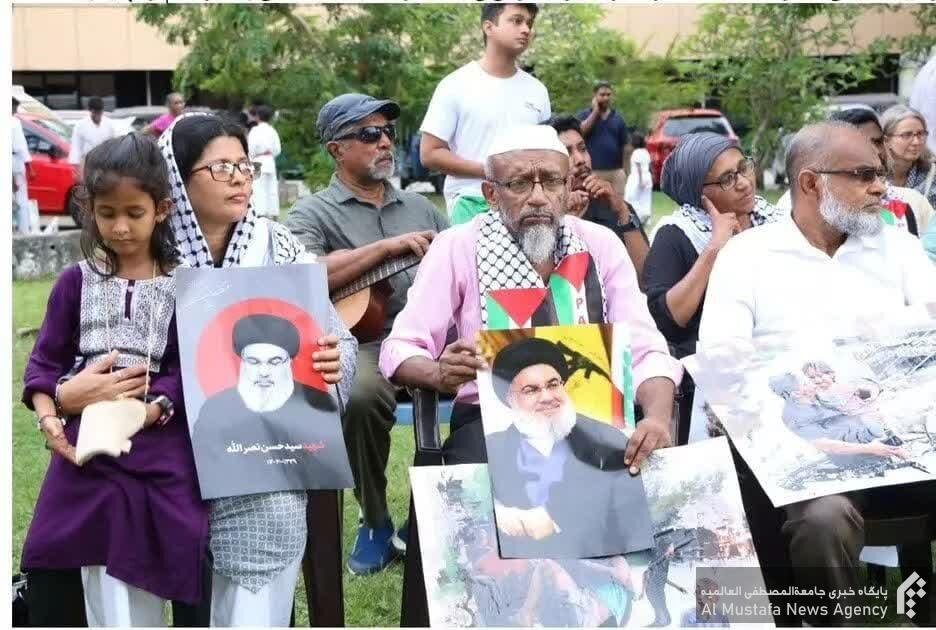 Memorial ceremony for Martyr Sayyed Nasrallah held in Sri Lanka