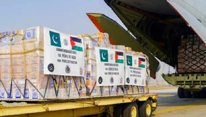 پاکستان: کراچی سے لبنان و غزہ کیلئے 17 ویں امدادی کھیپ روانہ