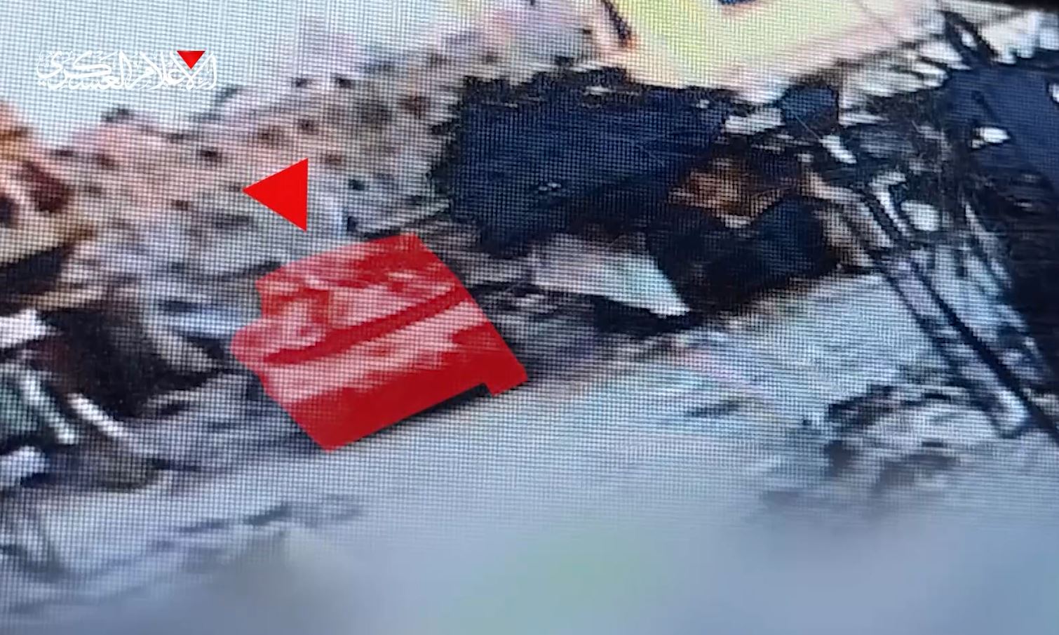 Video: Qassam fighters target a Zionist "Merkava 4" tank  with Shawaz explosive device in east Jabalia, north Gaza 