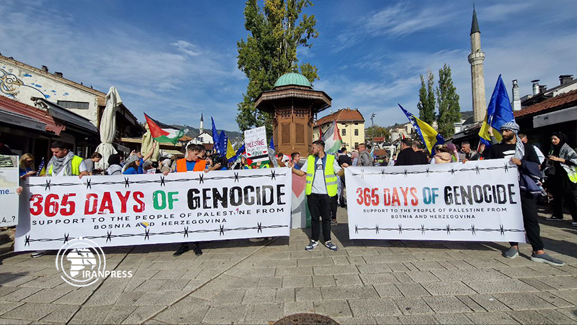 Pro-Palestinian-Lebanese rally staged in Sarajevo, Bosnia (+Photos)