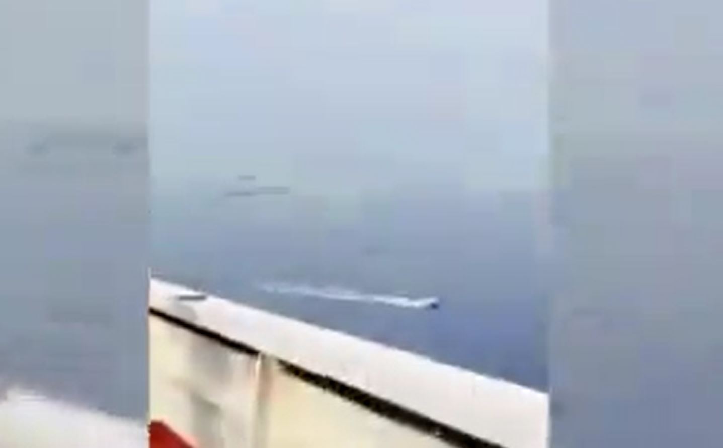+2 Videos: Moment an explosive Yemeni drone boat made impact with British oil ship "CORDELIA MOON" 