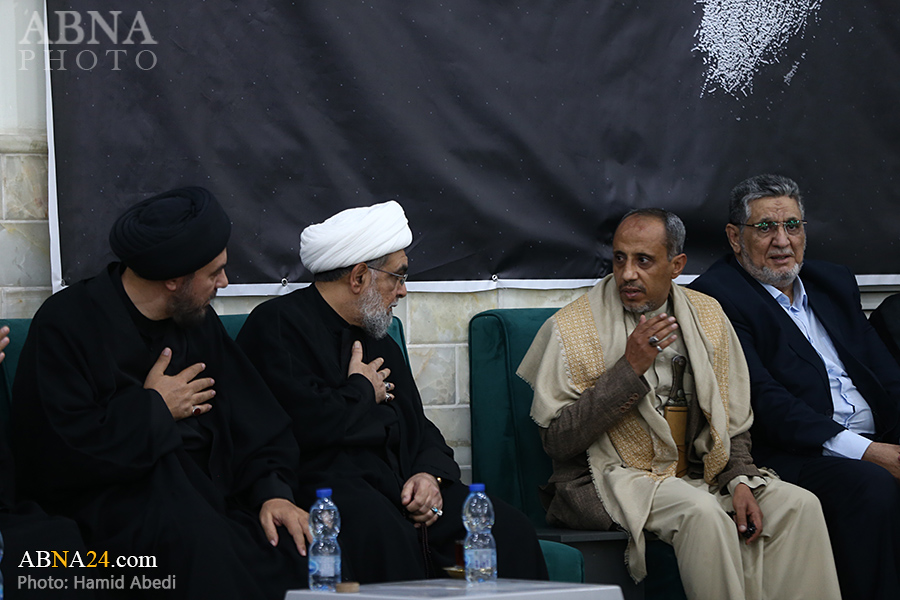 Photos: Commemoration ceremony for Martyr Sayyed Nasrallah held with presence of representatives of Resistance Front in Qom, Iran