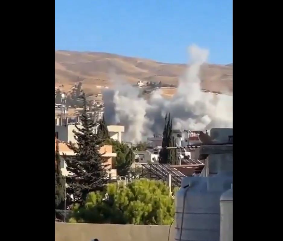 Video: Two martyred in Israeli airstrike targeted Tamnine El Tahta in Al-Bekaa Valley, Lebanon