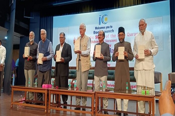 Book aiming to offer systematic examination of Quran’s teachings unveiled in New Delhi