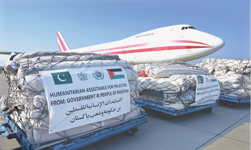  Pakistan sends humanitarian aid shipment to Lebanon and Gaza