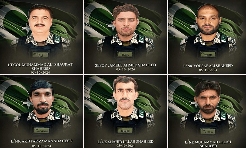 پاکستان: شمالی وزیرستان میں فائرنگ کا تبادلہ، "6 خوارج" ہلاک، لیفٹیننٹ کرنل اور 5 جوان شہید