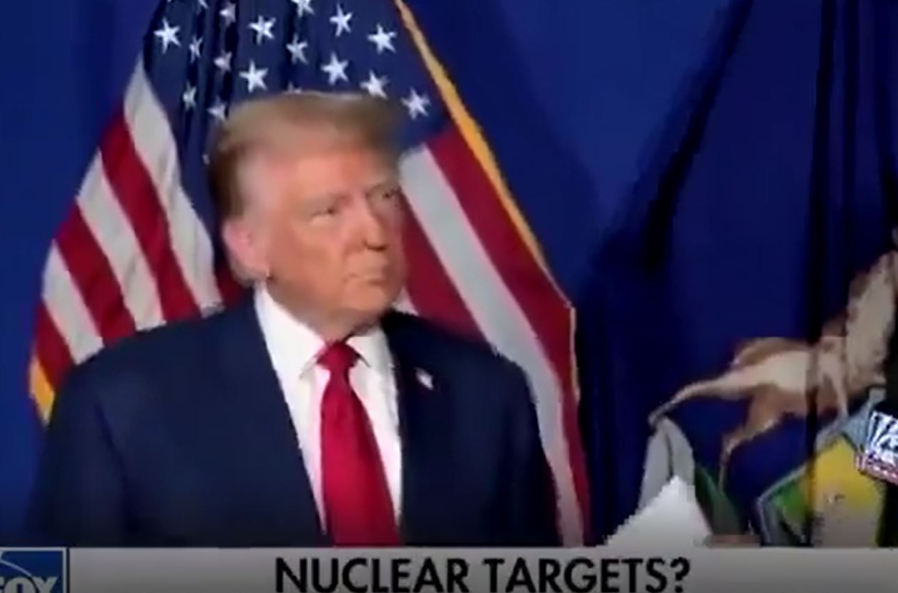Video: Donald Trump basically saying Israel should target Iran’s nuclear facilities