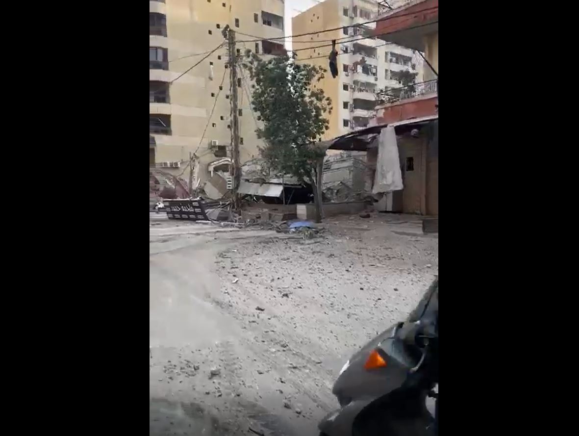 Video: Heavy bombardment by Israeli forces caused significant devastation in southern Beirut
