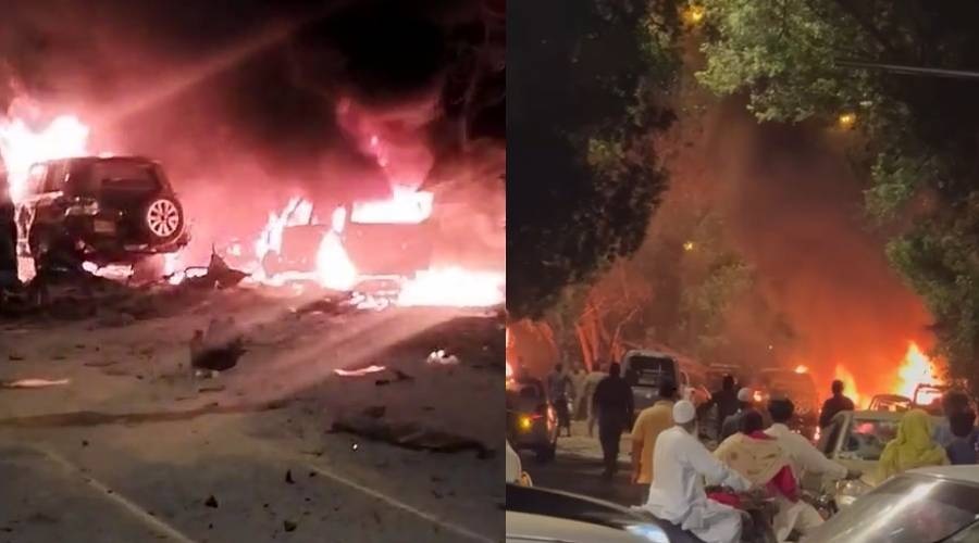 پاکستان: کراچی ایئرپورٹ کے  قریب خودکش دھماکہ، مبینہ طور پر چینی انجنیئرز اس حملے کا نشانہ تھے، ذرائع
