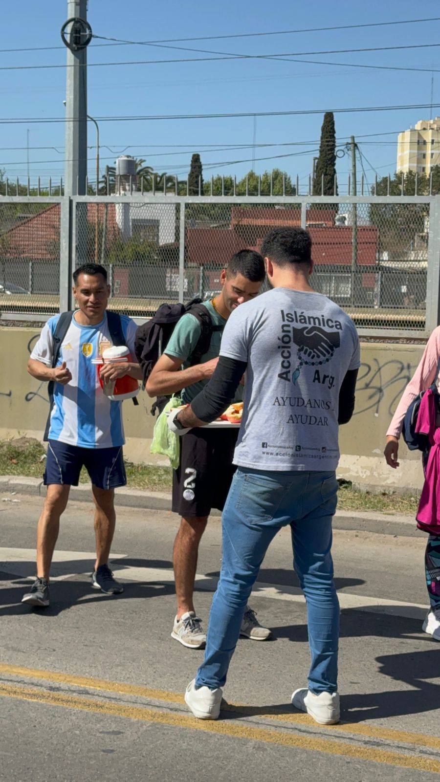 'Who is Hussain' volunteers serve Catholic pilgrims in Lujan Pilgrimage, Argentina / Photos