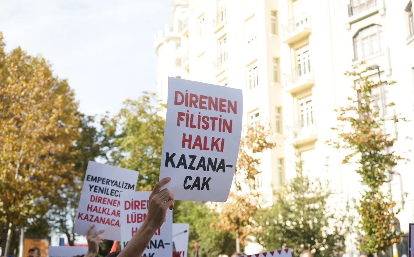 Photos: Pro-Palestine rally held in Istanbul