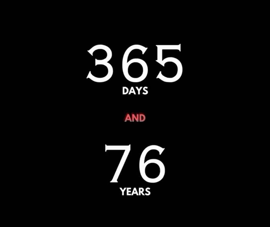 Video: 365 days of killing