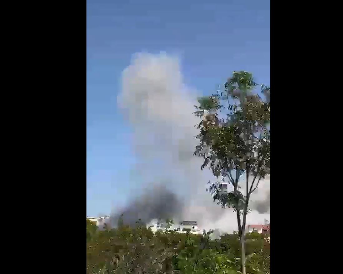 Breaking Video: Israeli warplanes target a location in village of Wardaniyeh in central Lebanon