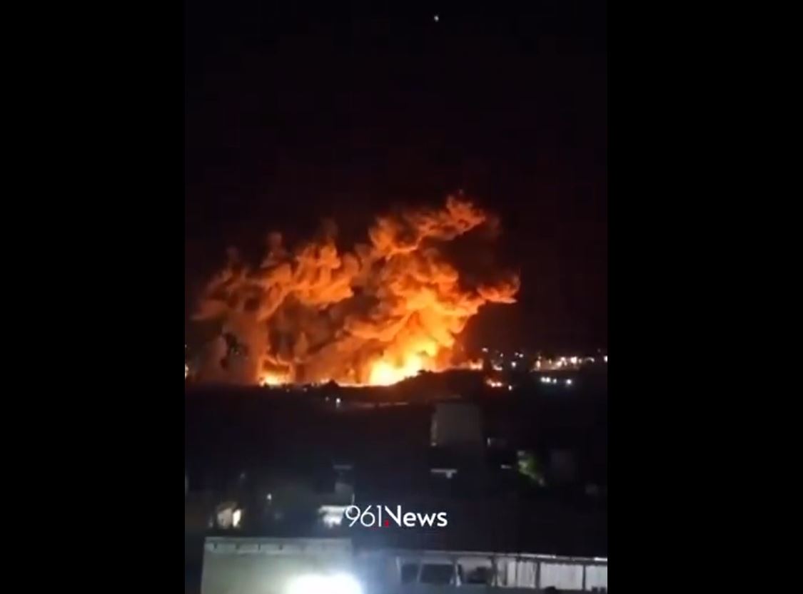 Video: Israel carried out 4 horrific airstrikes targeting the suburb of Beirut, Lebanon, last night