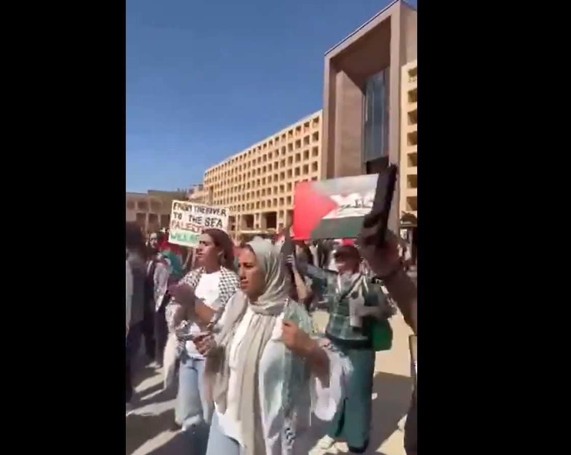 Video: Students protest at American University in Cairo, Egypt, against ongoing Israeli genocide in Gaza
