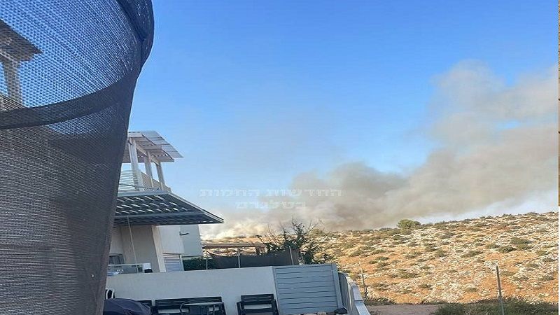 فیديو | إصابة مبنيين بشكل مباشر في صفد جراء صواريخ حزب الله