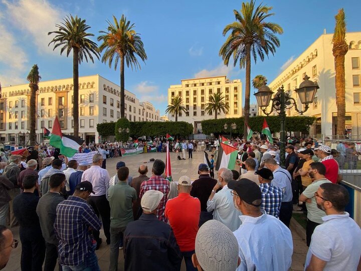 100 pro-Palestinian demonstrations held in 58 Moroccan cities