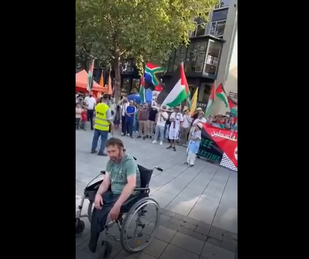Video: A massive demonstration in Hanover, Germany in condemnation of Israeli massacres in Gaza