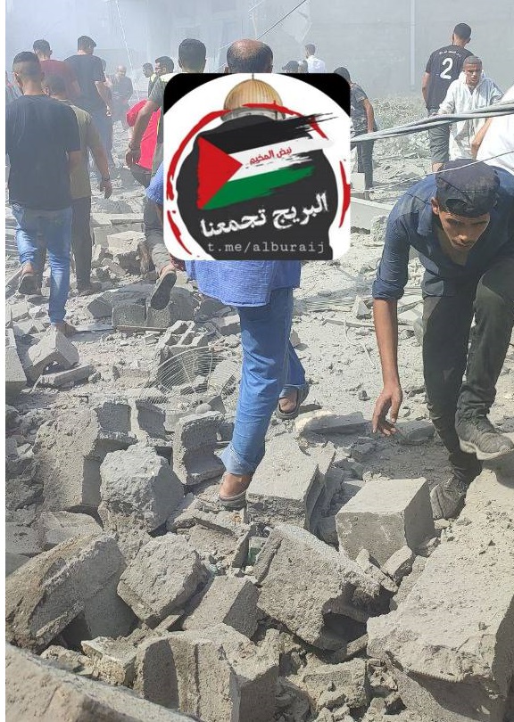 Video: Casualties reported following Israeli airstrike targeting Bureij Youth Center central Gaza