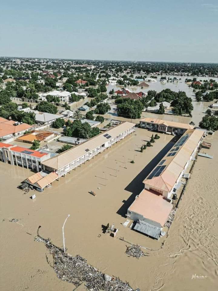 Labarai Cikin Hotuna Na Aukuwar Ambaliyar Ruwan Sama A Maiduguri Najeriya