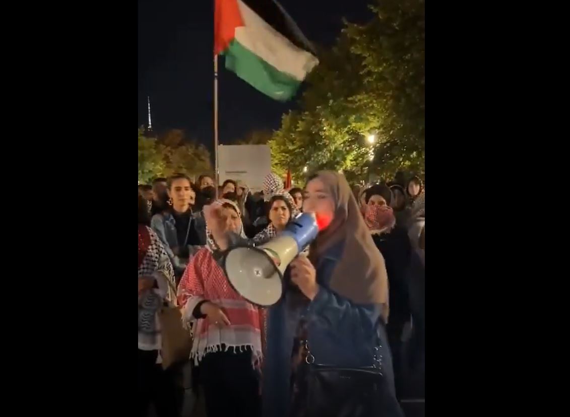 Video: Dozens protest in Berlin, Germany in solidarity with Palestine