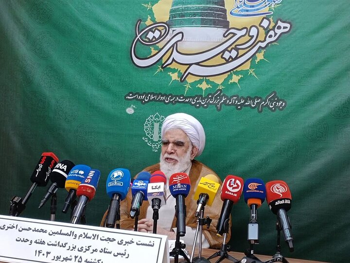 الشيخ اختري: شعار "أسبوع الوحدة" لهذه السنة "اغاثة غزة المظلومة"