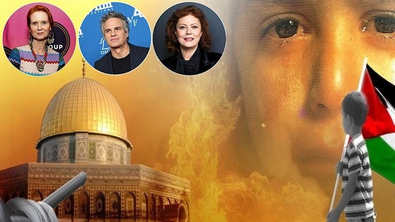 Mark Ruffalo, Susan Sarandon und Cynthia Nixon zusammen mit 700 amerikanischen Schauspielern gegen israelische Verbrechen