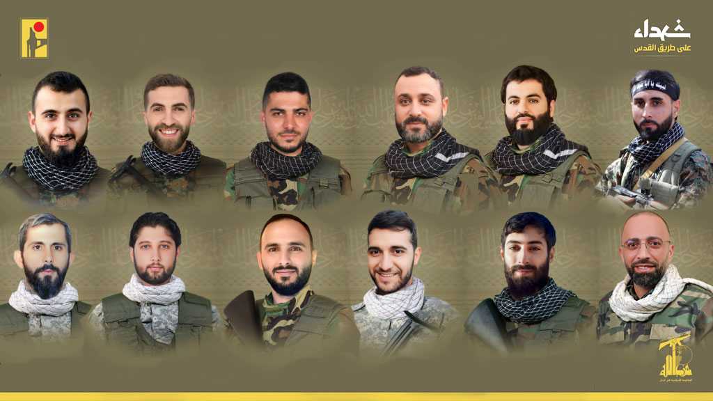 Hezbollah mourns 12 Martyrs on Path of Liberating Al-Quds