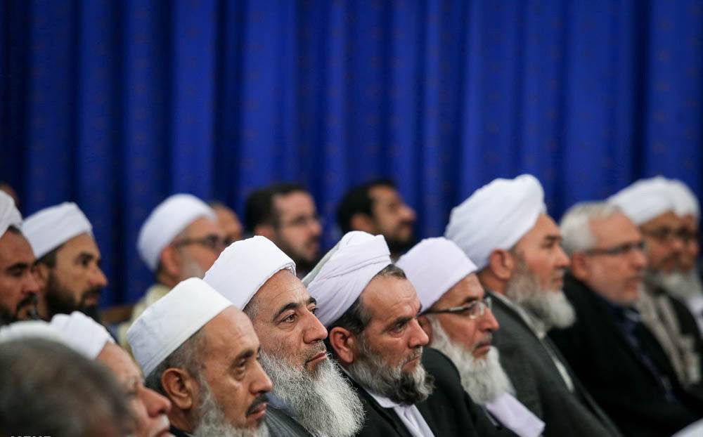 اجتماع علماء الدين والمفكرين من أهل السنة في الحرم الرضوي الطاهر دفاعا عن الشعب الفلسطيني المظلوم 