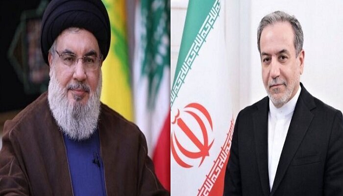 Iran FM writes message to Hezbollah leader 'Sayyed Nasrallah' 