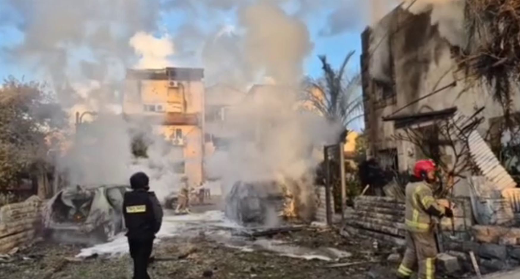 Video: Situation in Haifa after Hezbollah rockets, this morning
