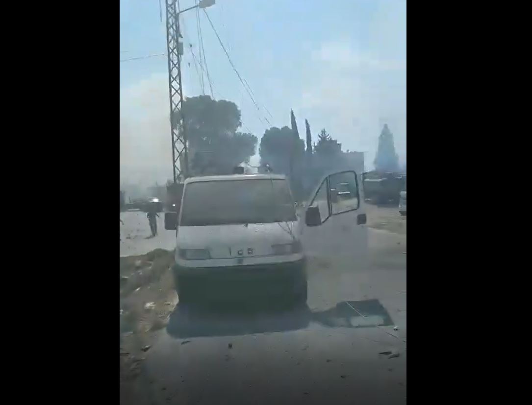Video: Israeli occupation aircraft targeted civil defense teams, ambulances in al-Doueir near al-Nabatieh, S Lebanon