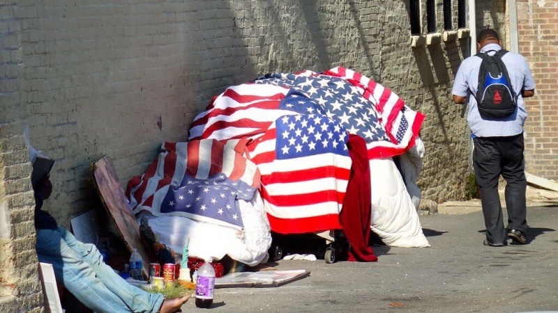 L'aumento del 10% dei senzatetto negli Usa