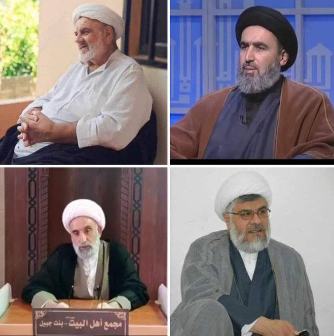 4 ang mga Lebanese Shiah iskolar ang namartir sa mga airstrike ng rehimeng Zionista