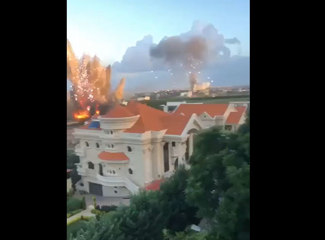 Video: Moment Israeli occupation aircraft targeted a house in Tyre, south Lebanon