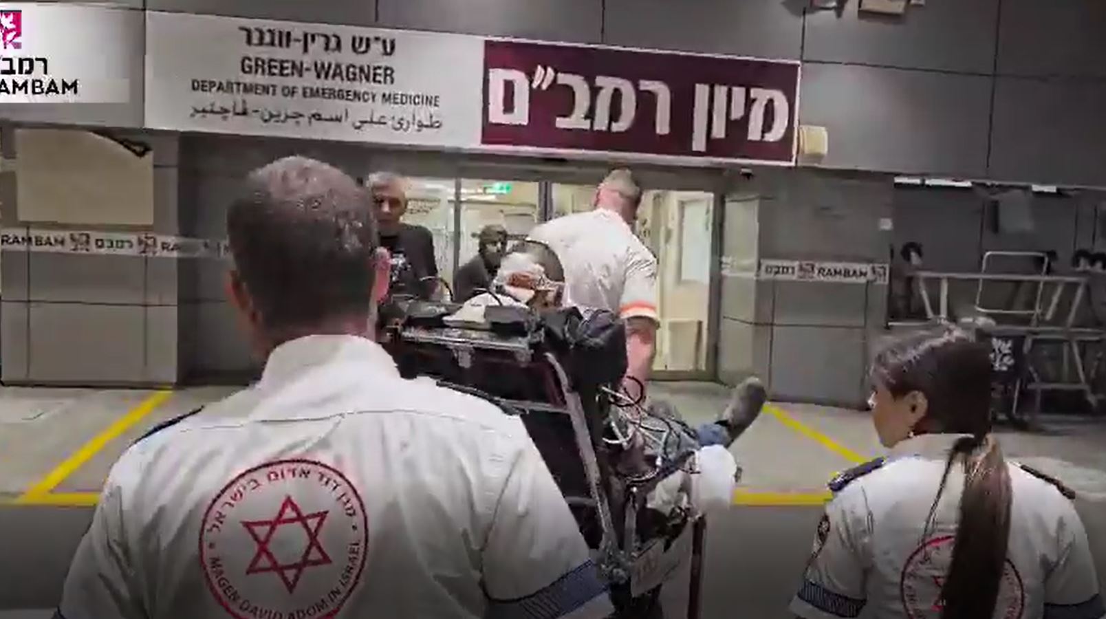 Video: Israeli terrorist injured as a result of Lebanese strikes on northern Haifa