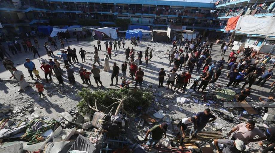 Two Israeli massacres following attacks on schools in Gaza