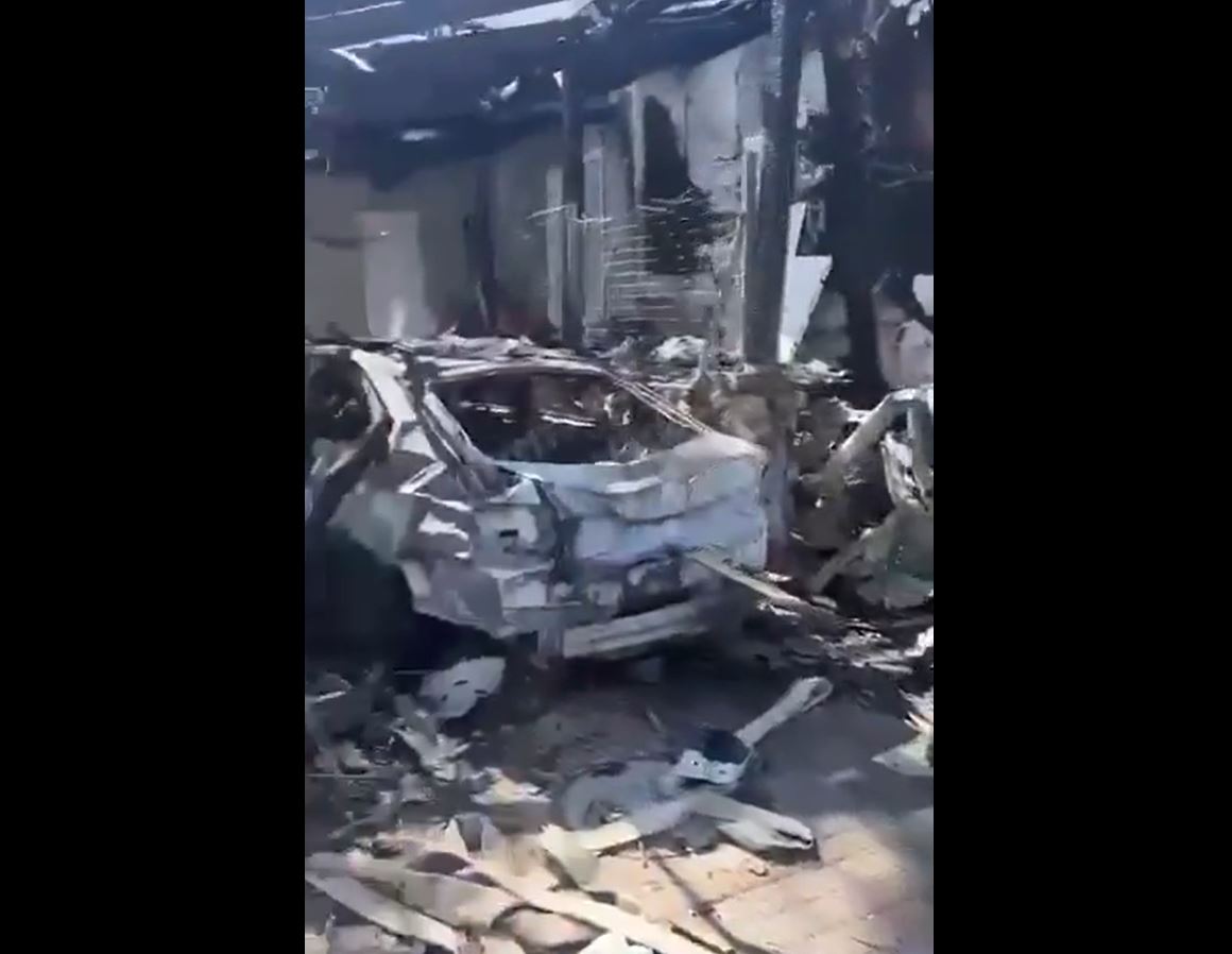 Video: A Hezbollah rocket made a direct impact in Kafr Manda, east of Akka, causing extensive damage