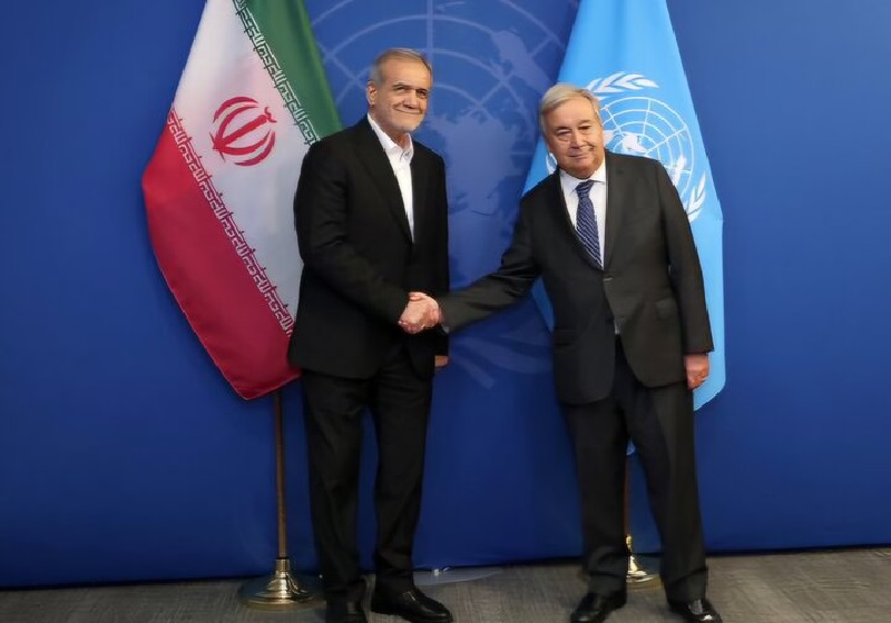 مشرق وسطی میں کشیدگی کے اضافے پر تشویش ہے، صدر پزشکیان کی سیکریٹری جنرل اقوام متحدہ سے بات چیت