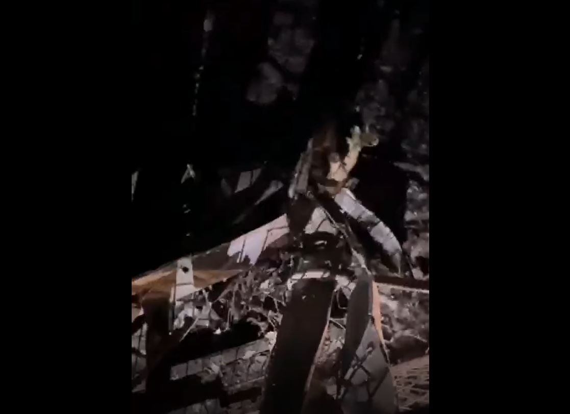 Video shows destruction caused by a rocket fired from Lebanon on Kafr Manda, north occupied Haifa