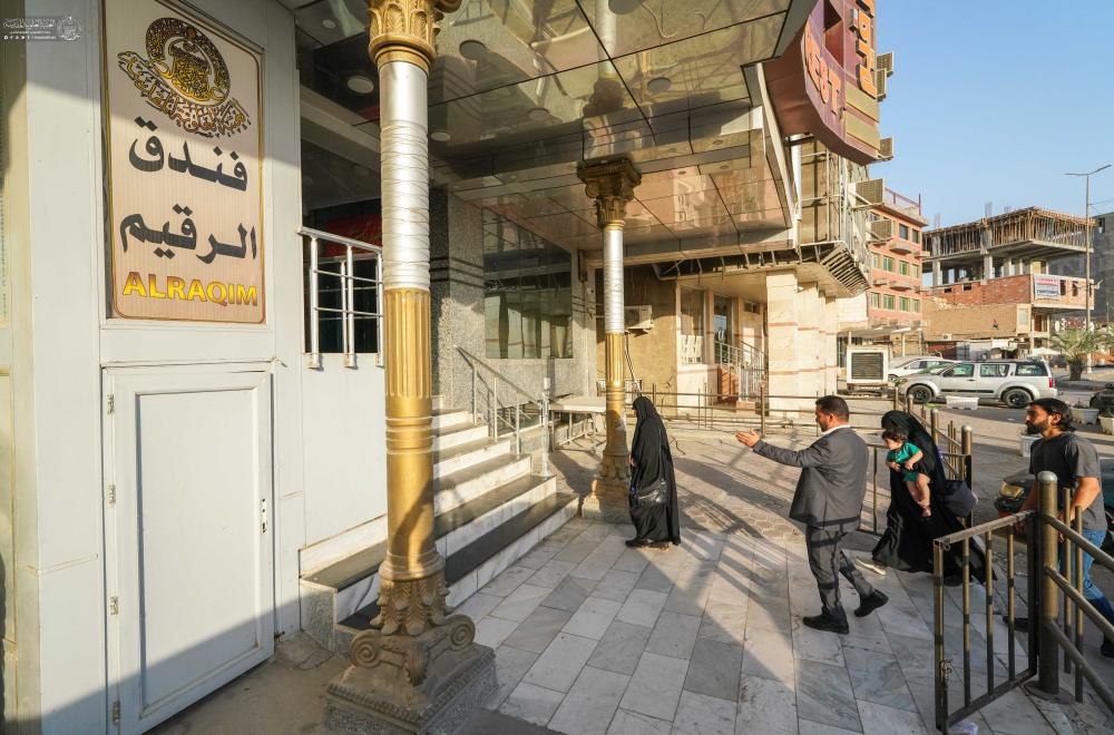 العتبة العلويّة المقدّسة تستقبل العوائل اللبنانية النازحة