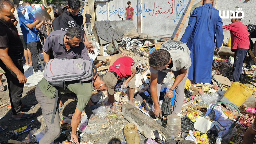 Israeli occupation forces commit heinous massacre against IDP inside school in Gaza (+Video)